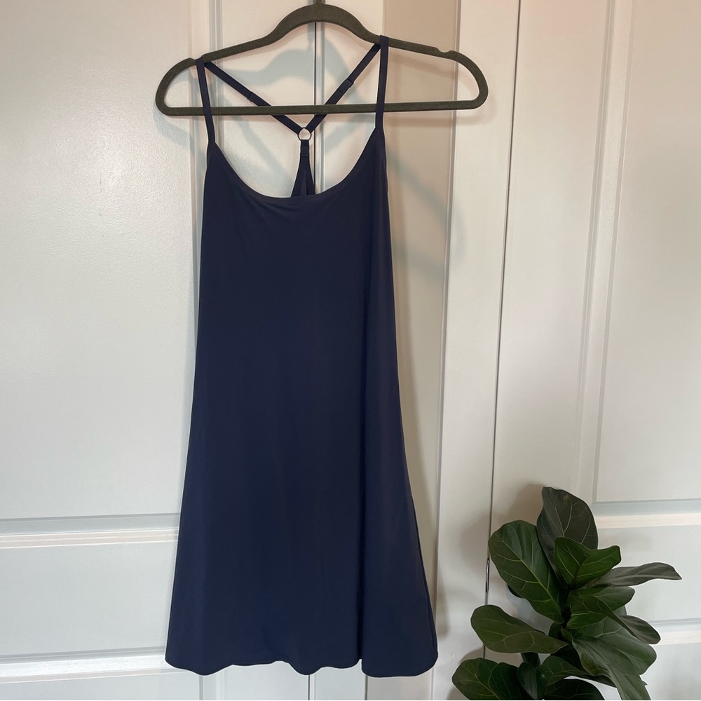Outdoor voices exercise dress navy